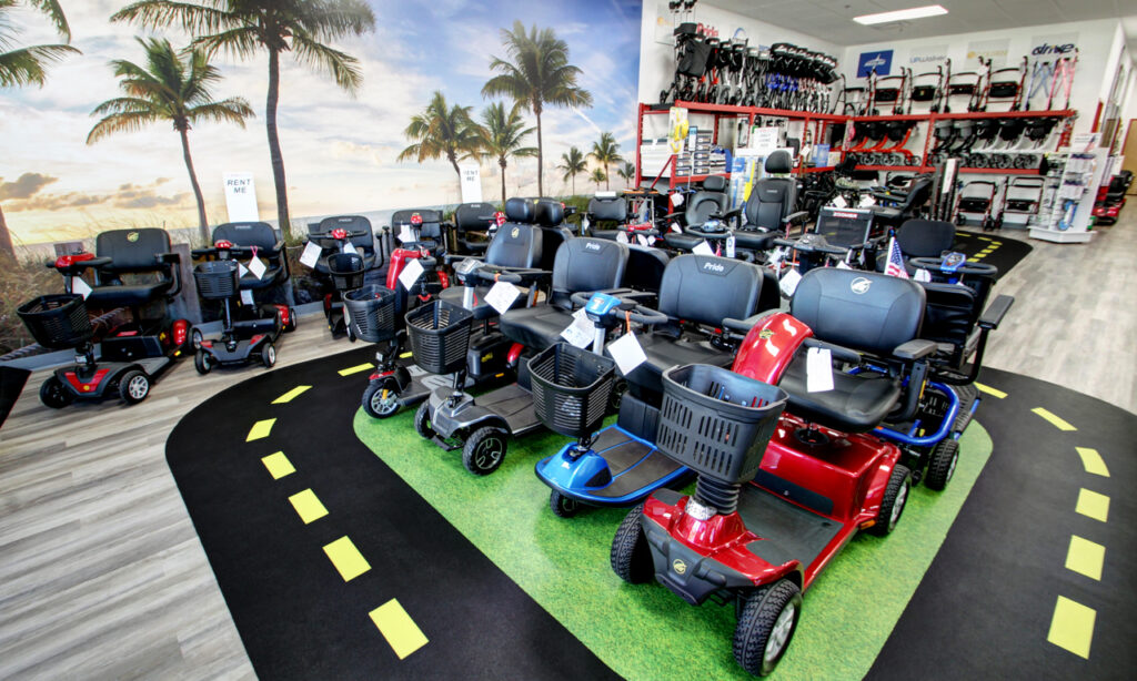 Mobility Equipment Showroom in Boca Raton, FL